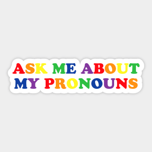 My Pronouns Sticker